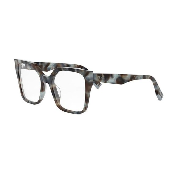 NWT FENDI EYEGLASSES WOMEN SQUARE HAVANA EYEWEAR - Picture 1 of 3